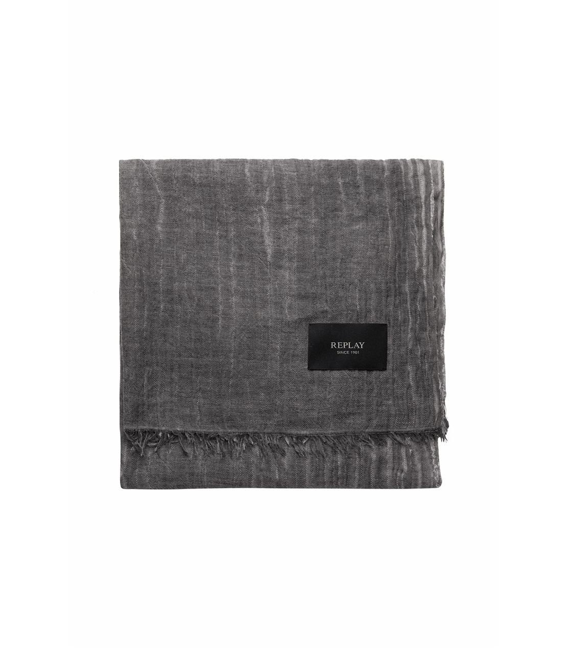 フェード ウールブレンド ストール 詳細画像 ウォッシュブラック 2